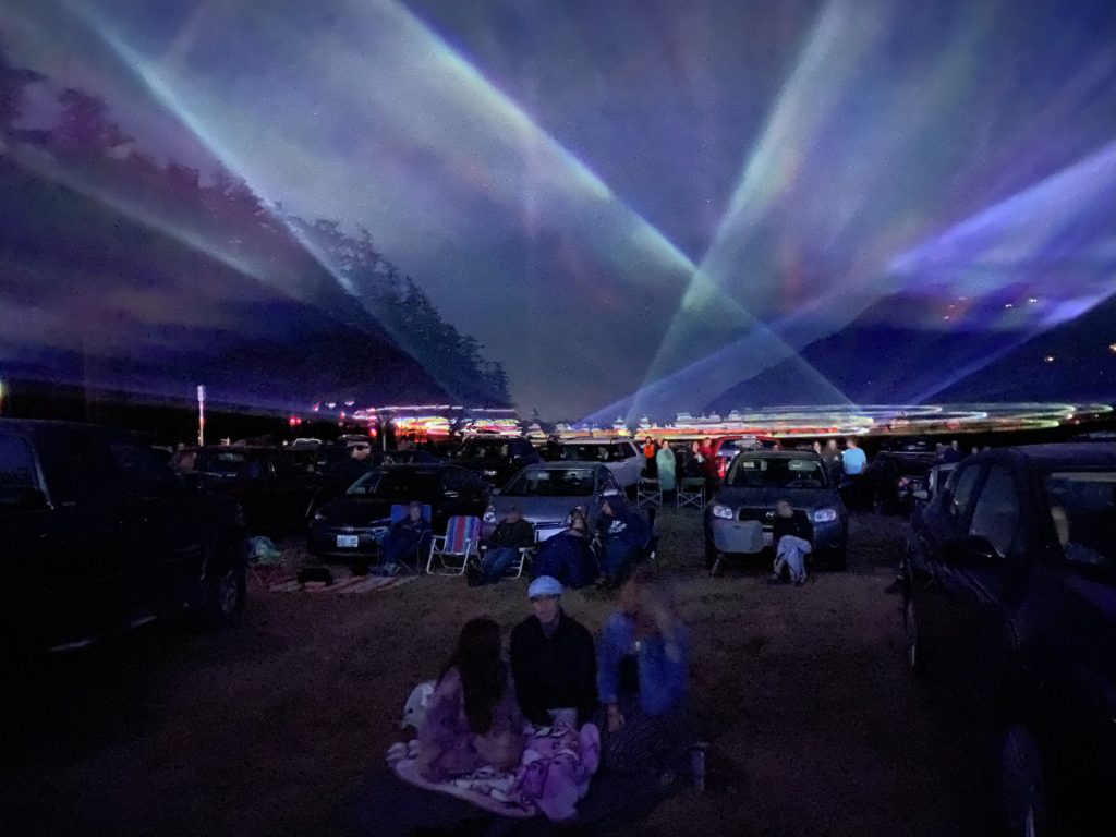 4th of July Laser Light Show - Life on Orcas Island